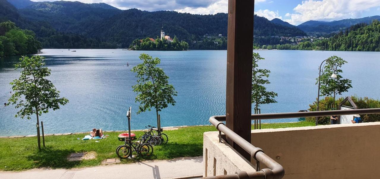 Apartma Panorama Lägenhet Bled Exteriör bild