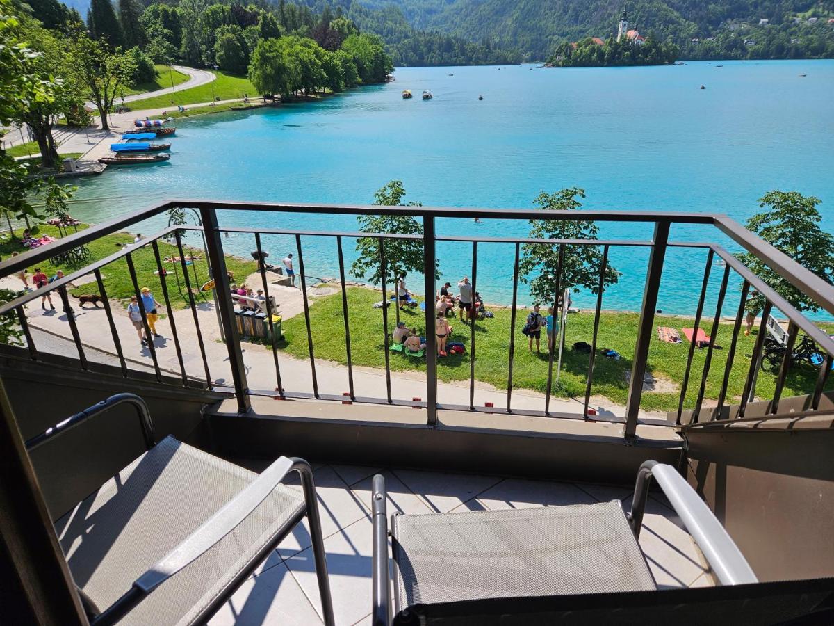 Apartma Panorama Lägenhet Bled Exteriör bild