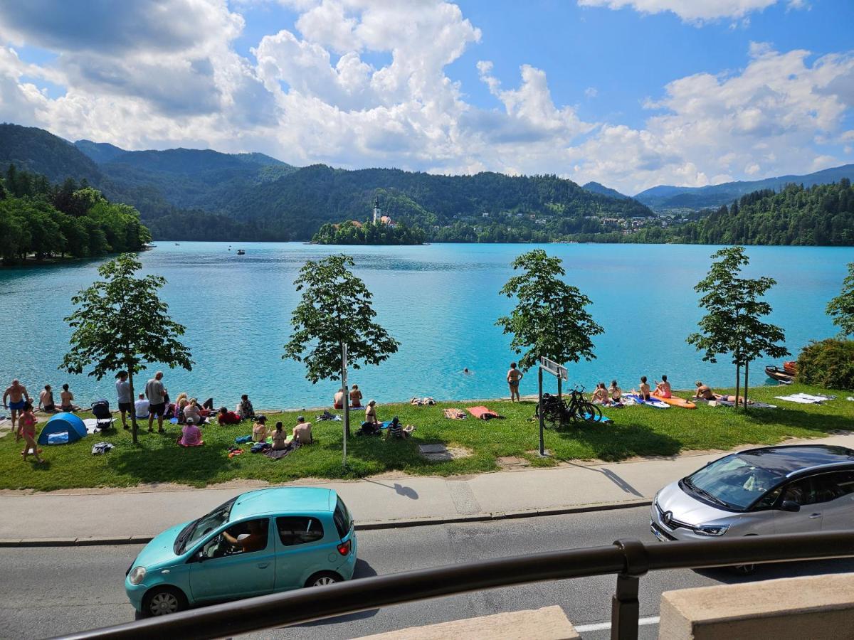 Apartma Panorama Lägenhet Bled Exteriör bild